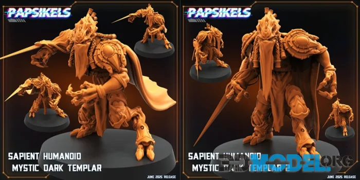 Sapient Humanoid Mystic Dark Templar – Printable