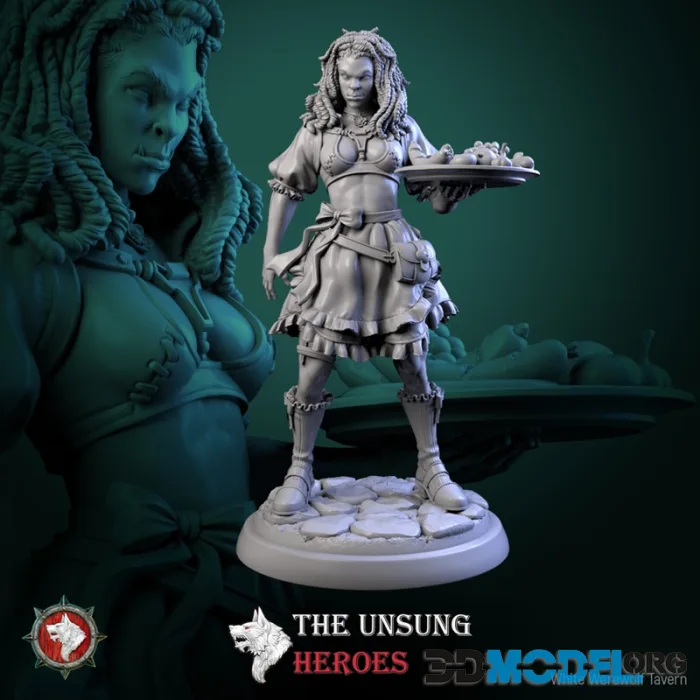 White Werewolf Tavern - Alehouse Maid V5 – Printable