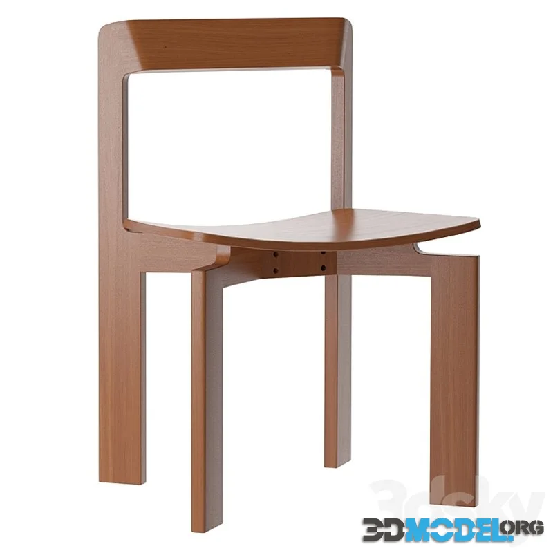 AllModern Leola Solid Wood Low Back Side Chair