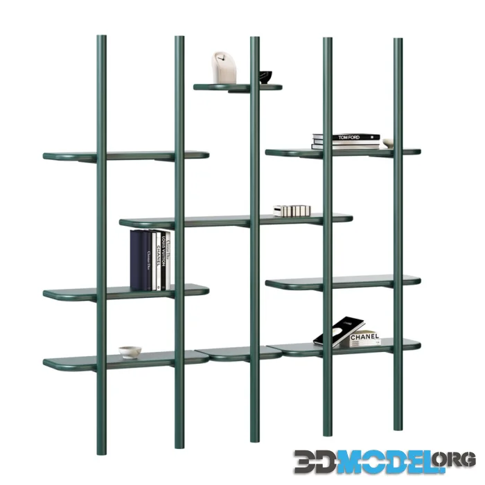 Anam Wall-mounted Bookcase by Saba Italia