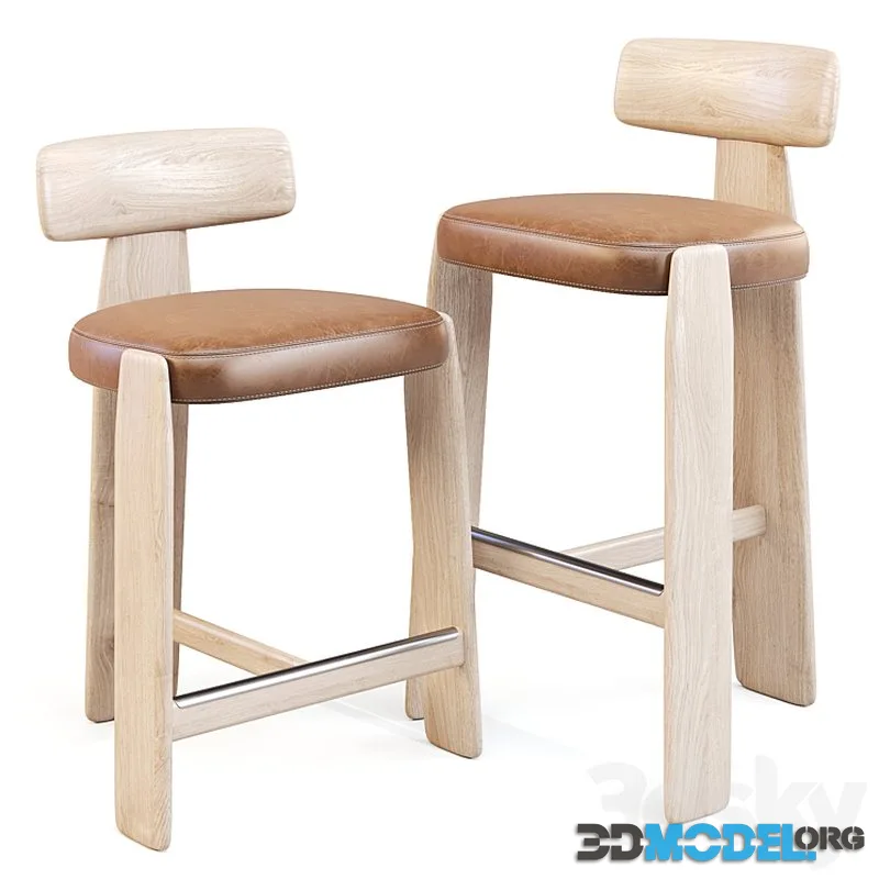 Andreu World Oru – Bar and Counter Stool