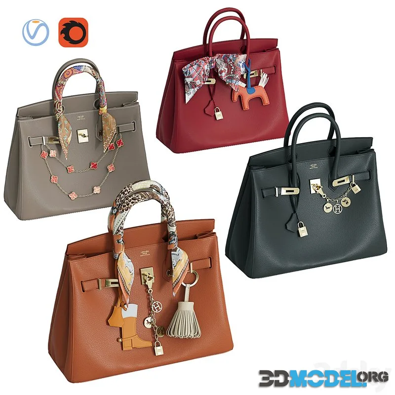 Bags set 18. Hermes collection