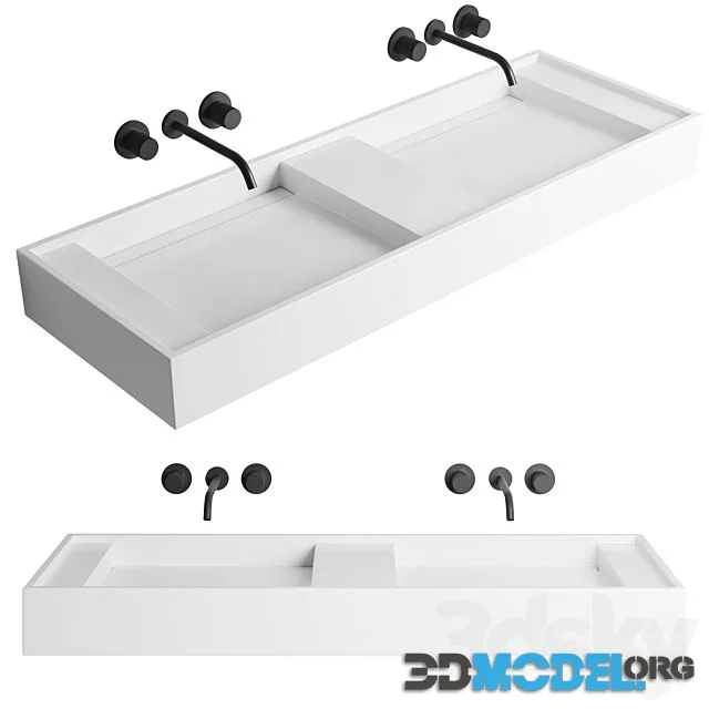 Bathroom Double Sink MIRAGGIO