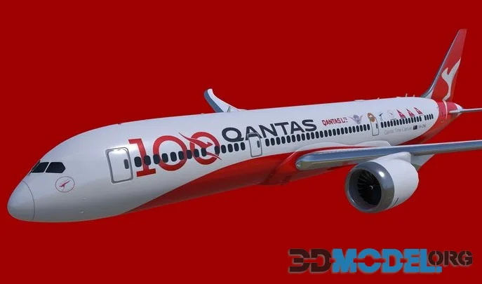 Boeing 787 9 Qantas Centenary (PBR)