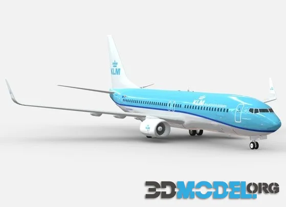 Boeing KLM 737 8K2 (PBR)