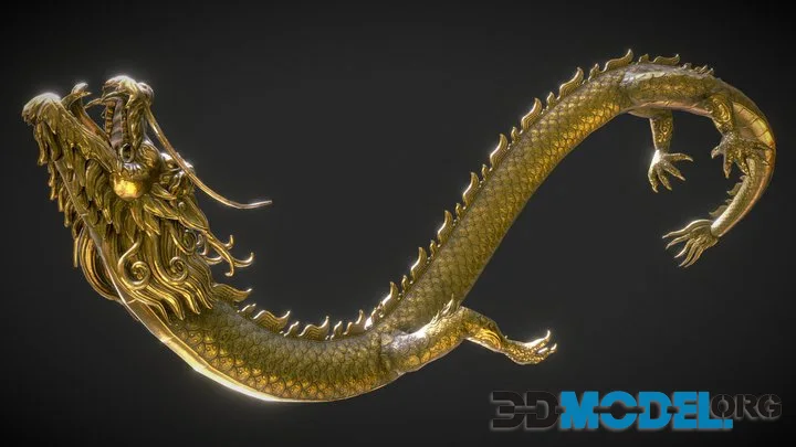 Chinese Dragon (DARII) (PBR)