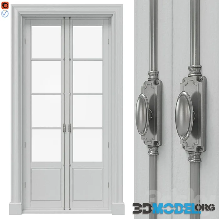 Classic doors with cremones