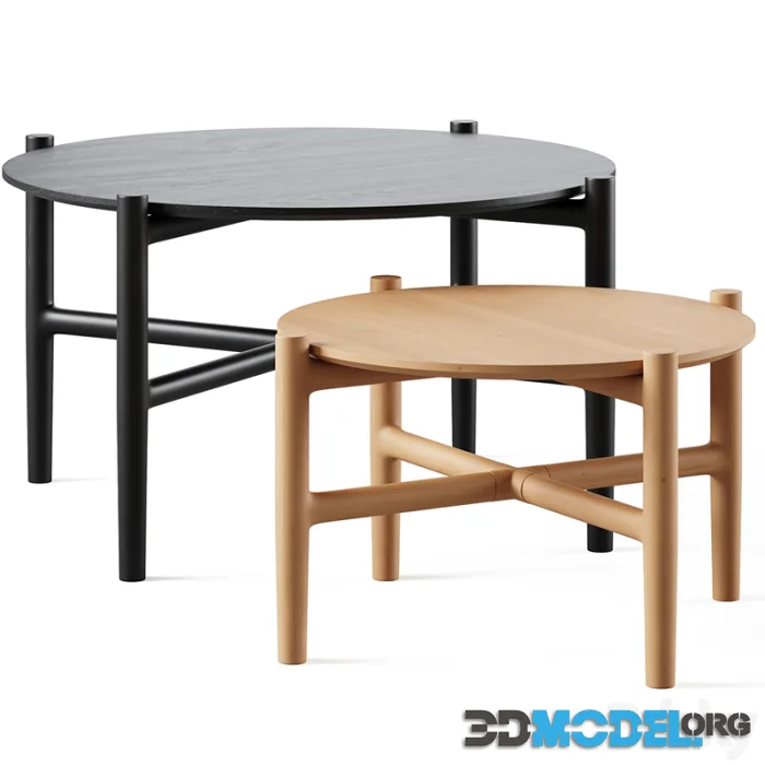 Coffee table HOLTON round by Rowico Home