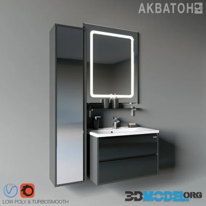 Collection Aquaton Rimini + Aquaton Premier 100 cm, 80 cm
