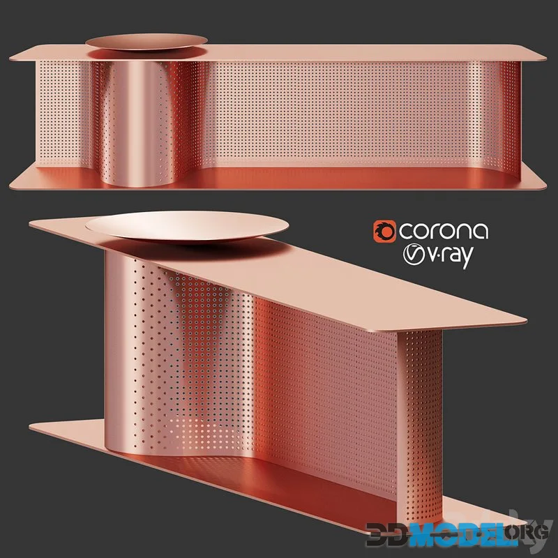 Decastelli wave console Design Lanzavecchia + Wai