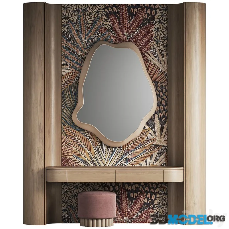 Dressing table 4 (Japandi style)