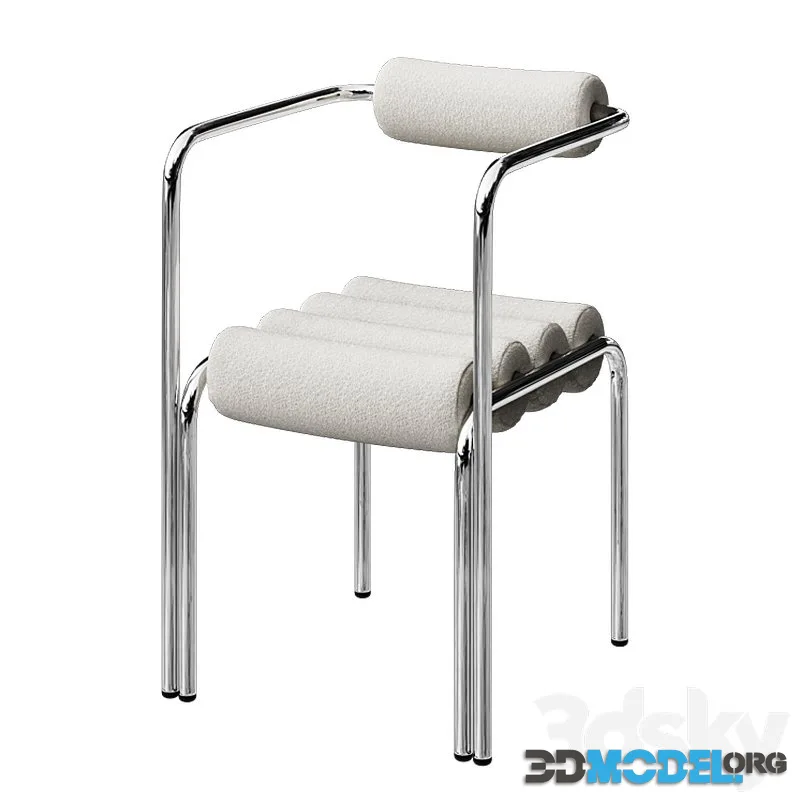 ELEGG CHAIR C WITH BOUCLE FABRIC