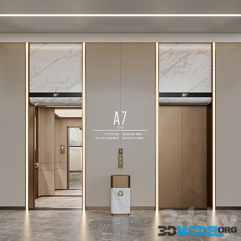 Elevator Lobby Design 03