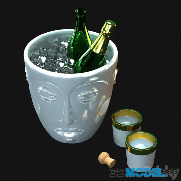 Faces- Champagne coolers by Sieger
