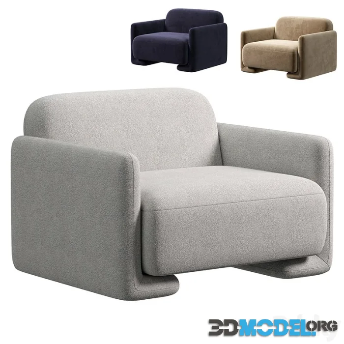 Fauteuil in bouclette Balzac Paris X LRI