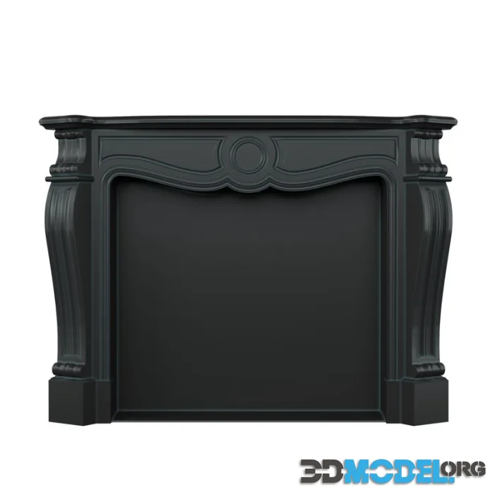Fireplace black