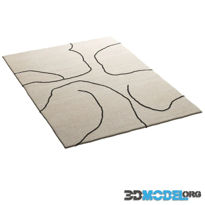 Gesso Jute Rug Off White by Ferm Living