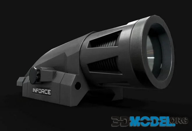Inforce WML Rifle Weapon Mounted Light low-poly (PBR)
