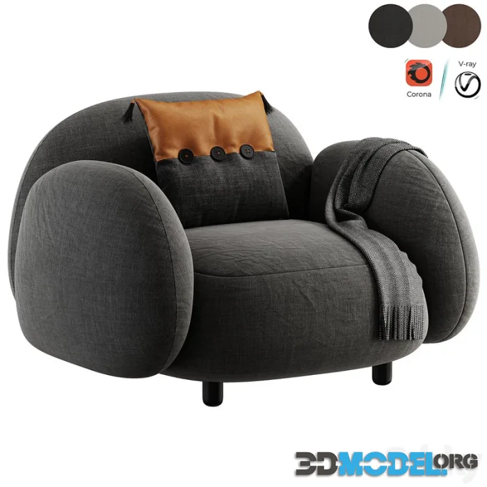 Jason Ju Sundae Armchair (3 color)
