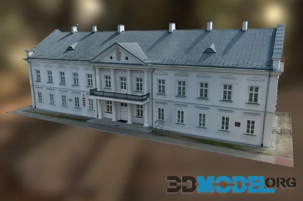 Kultura3d   The Main Building Of Zamoyski Estate (PBR)