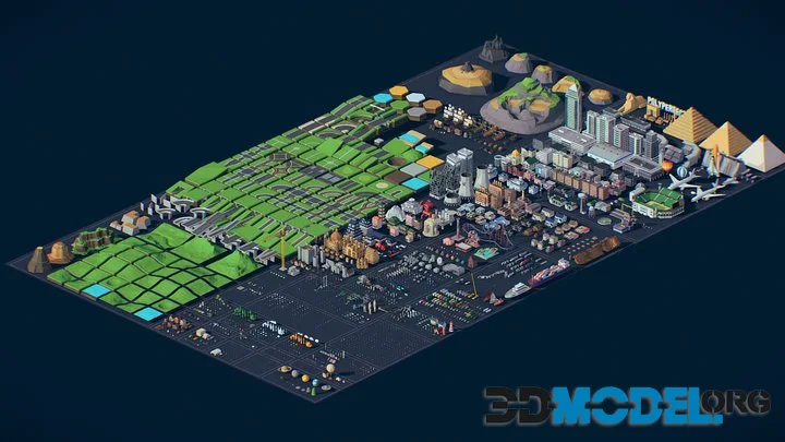 Low Poly Ultimate Asset Pack (PBR)