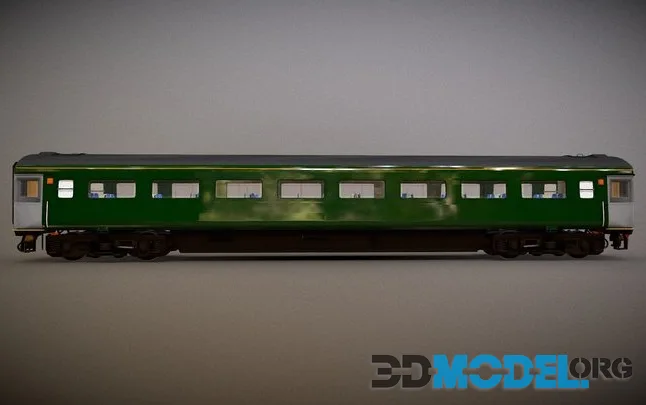 Mark 3 Carriage Std Open GWR Green (PBR)