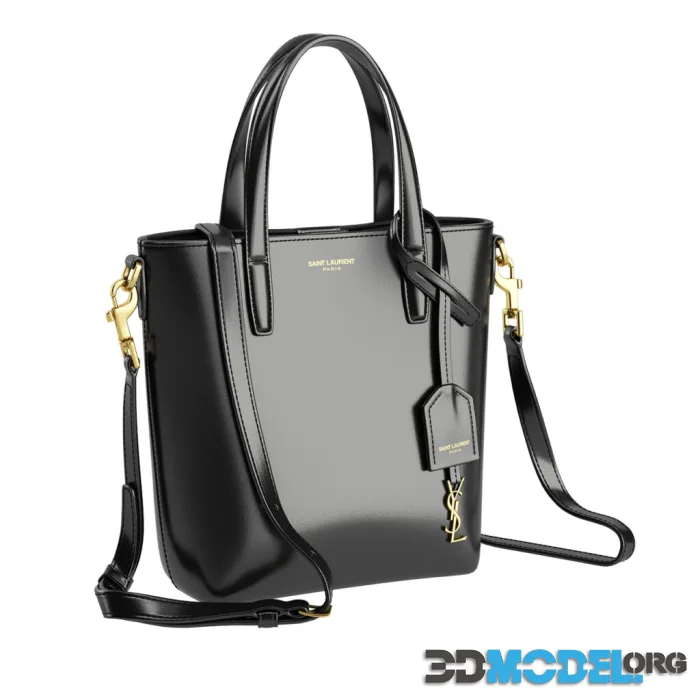 Mini Toy Shopping Bag by Saint Laurent