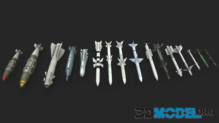 Missile & Bomb Collection Fighter Jets (PBR)