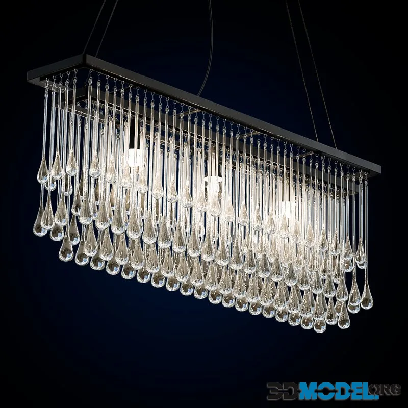 Ocher drizzle chandelier