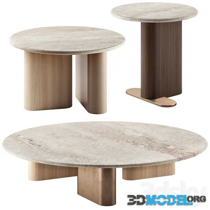 ONNO Round Coffee Table by Giulio Marelli