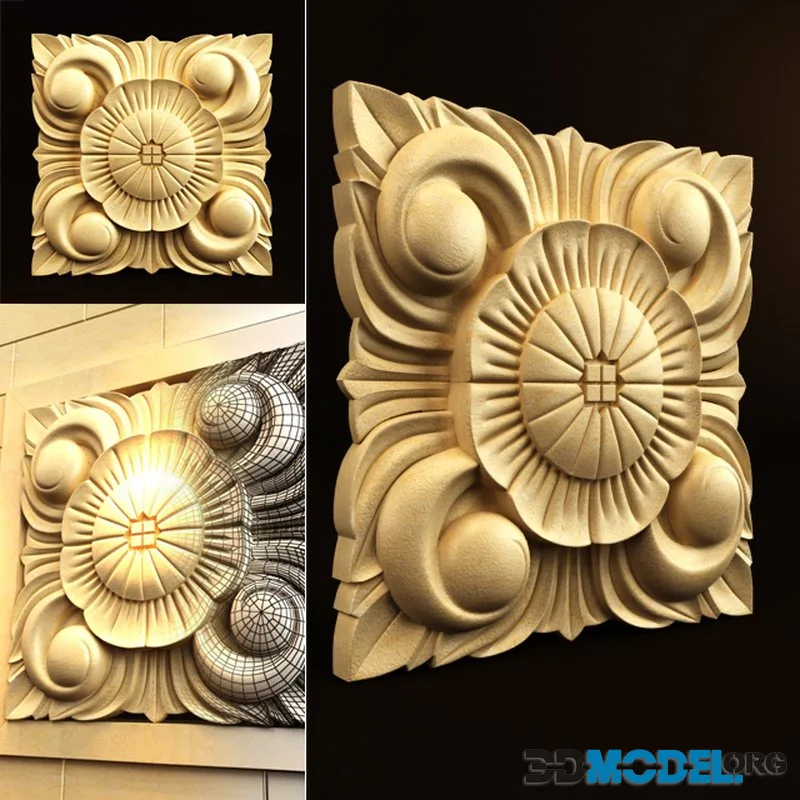 Palimanan Carving Ornament 07