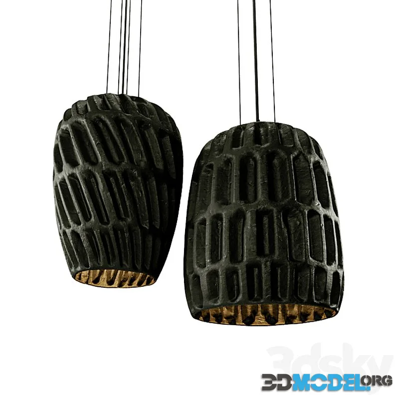 Pendant Clay Lamp