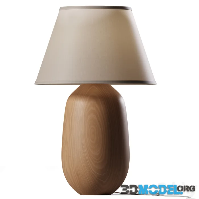 Percy Oak Table Lamp