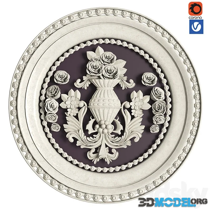 Plaster flower