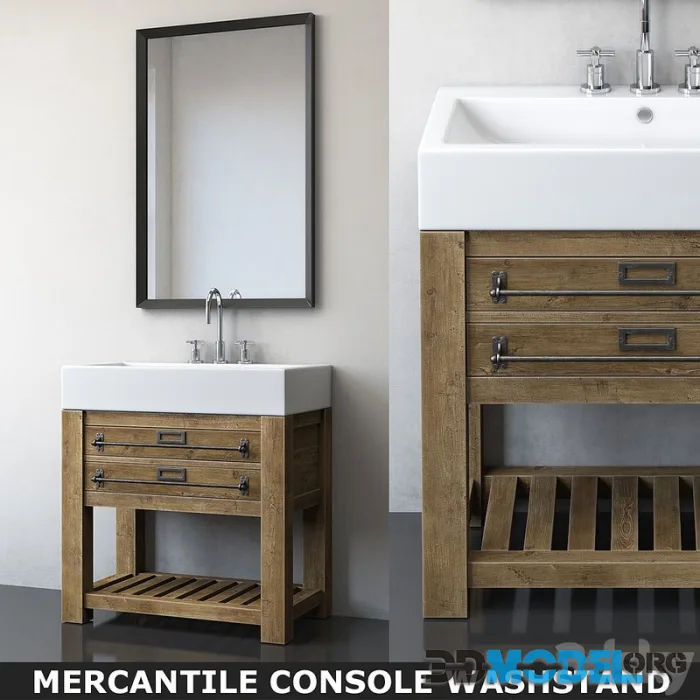 Restoration Hardware MERCANTILE CONSOLE WASHSTAND