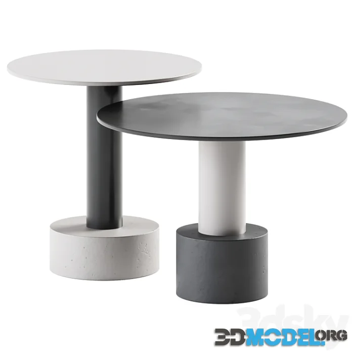 Roll Outdoor Coffee Tables by Kettal