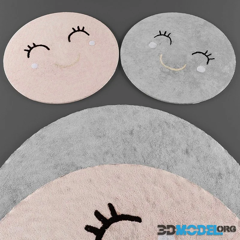 Rugs collection 145 (round carpets for children)