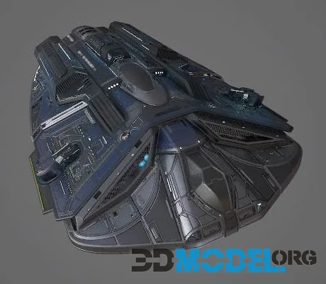 Sci Fi Spaceship (PBR)