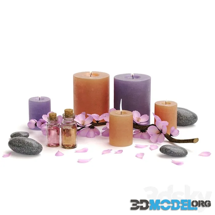 Set of candles