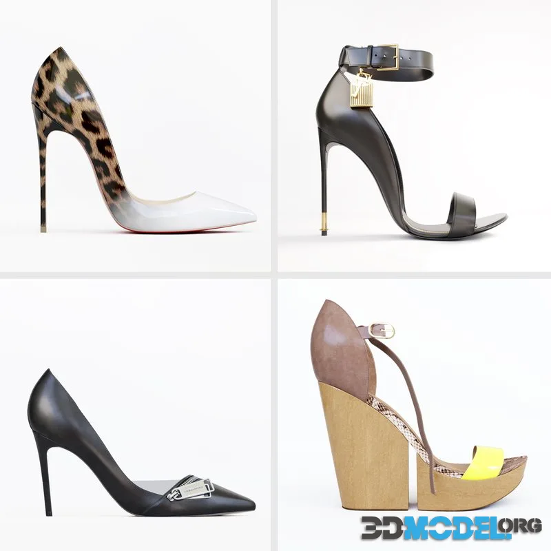 Set of women shoes
