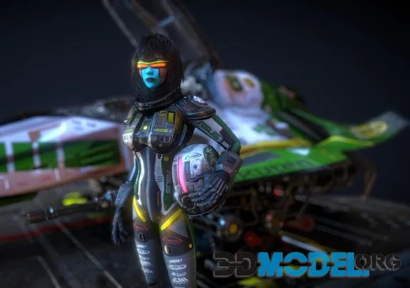 Ship Ghost 3K And Driver (PBR)