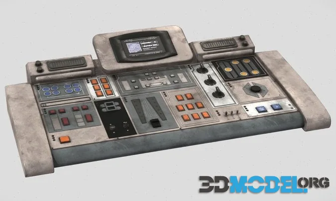 Spaceship Control Panel A Star Wars (PBR)