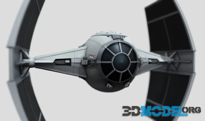 Star Wars TIE Fighter – Detailed Sci Fi 3D Model (PBR)