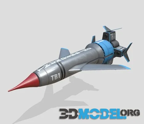 Thunderbird 1 Flight Mode (PBR)