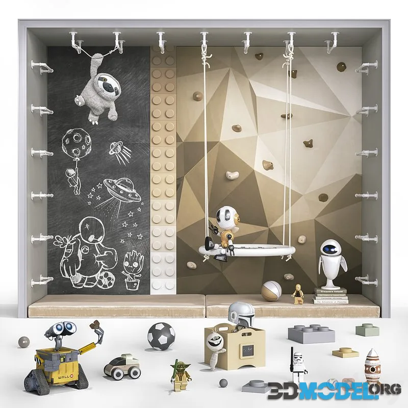 Toys decor and furniture for nursery 127