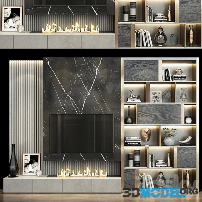 TV Wall set 0178