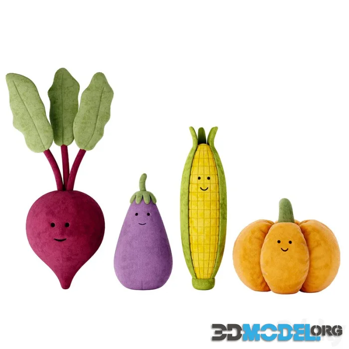 Vegetable Soft toys by Jellycat