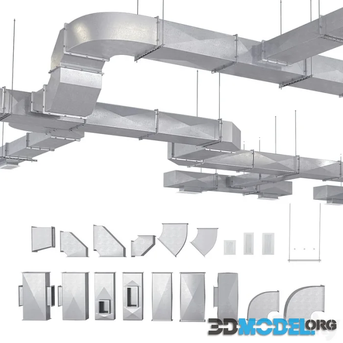 Ventilation system in collection and by elements