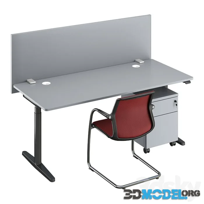 Vitra Tyde Workstations & Vitra Unix Chair