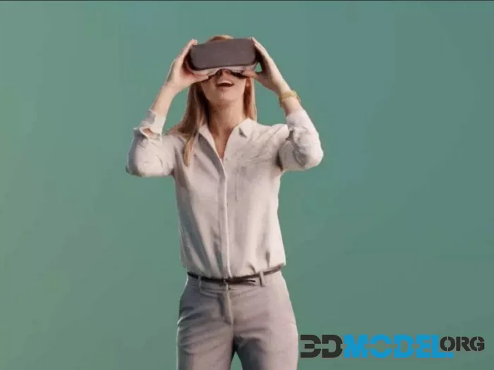 VR Business Woman (PBR)